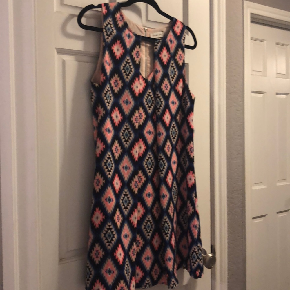 Aztec Keyhole Dress